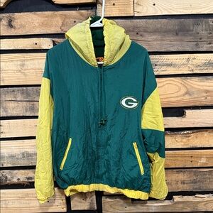 Vintage 90’s Unique Sports Generation Green Bay Packers Mens Reversible Jacket L